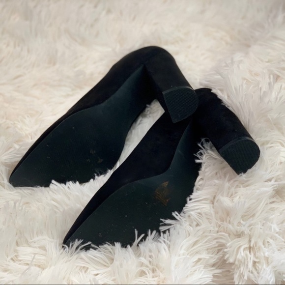 NASTY GAL Baxter Arroyo Vegan Black Suede Pump - Picture 5 of 5